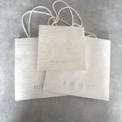 MIKIMOTO 紙袋　ショッパー　3点セット