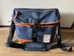 Bianchi ショルダーバッグ ネイビー/オレンジ