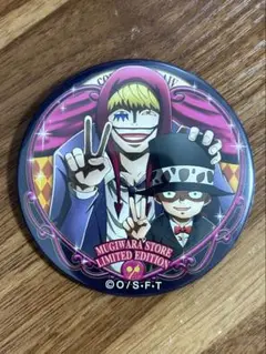 ワンピース　輩缶バッジ PARTY コラソン　ロー　缶バッジ