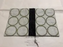 ★ハンドメイド★ミナペルホネン　ブックカバー　ランドパズル/タンバリン
