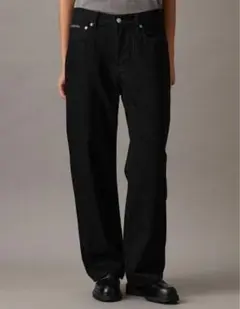 Calvin Klein 90'sstraight ブラックデニム　24