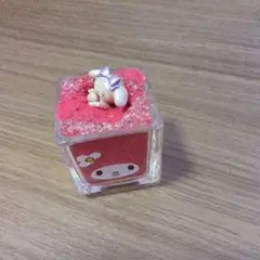 ピンクのアロマキャンドルホルダー