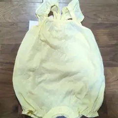 新品未使用☆Ｈ＆Ｍ　イエロー　ロンパース　女の子　80cm