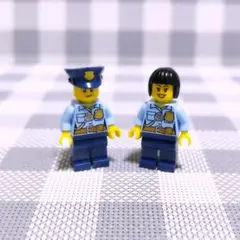 【新品】 LEGO　パーツ　ミニフィグ　正規品　警察官　男女セット