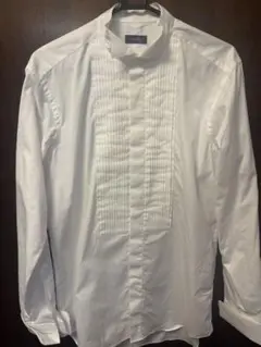 m.eight フォーマルシャツ 新郎　ピンタック