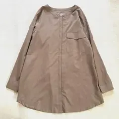 ノアール　バンドカラー　シャツ　チュニック