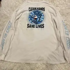 SANTA CRUZ CLEAN HANDS SAVE LIVES 長袖 XL