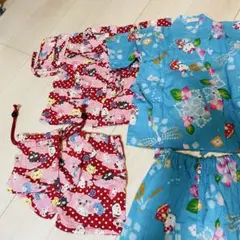 サンリオ　キティ　甚平　100cm 2個セット