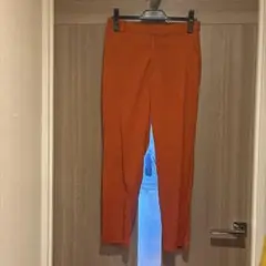23区　リネンレーヨンストレッチ テーパードパンツ