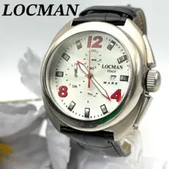 美品✨LOCMAN イタリアブランド メンズ 時計 チタニウム ビッグフェイス