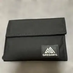 GREGORY ブラック 三つ折り財布 コーデュラ