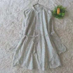シンプルライフ　SIMPLE LIFE 長袖チュニック　小花柄　総柄　長袖　9