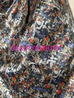 #BEAUTY&YOUTH #花柄 #パンツ #光沢 #オシャレ