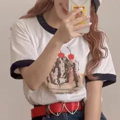 ホホカム　バナナスプリットTシャツ