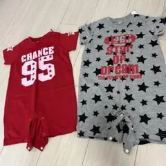新品　半袖　ロンパース 2点セット サイズ90