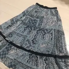 マイストラーダ☆切り替えライン柄スカート