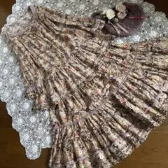 パープル2点セット❤️エジンバラローズptチュニック&スカート