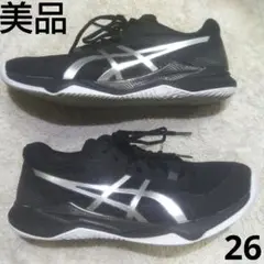 美品 アシックスバレーボールシューズゲルタクティクGEL-TACTIC 26