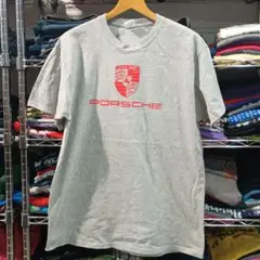 USA古着 PORSCHE ポルシェ 両面プリントＴシャツ