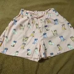 ユニクロ×ポール&ジョー　110サイズ 　猫プリント ショートパンツ　ピンク