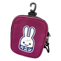 CUNE うさぎ ロゴ プリント ミニ ポーチ タバコ 小物入れ