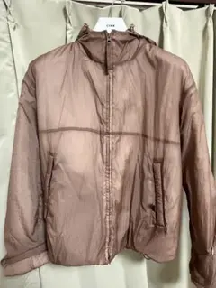 coor(クアー) 24FW パッド入りフード付きジャンパー インディーピンク