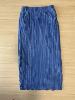 AMERICAN HOLIC 青色プリーツロングスカート