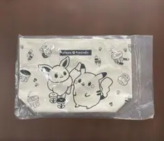 【ポケモン】ピカチュウ＆イーブイ不織布バッグ［ミスド］