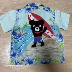 ミキハウス　アロハシャツ　８０センチ
