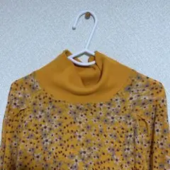 See by Chloe 長袖カットソー 花柄 オレンジ ブラウス 総柄