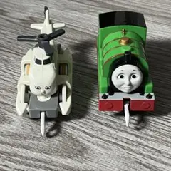 テコロでチリン プラレール きかんしゃトーマス ハロルド・パーシー