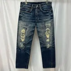 【極上】KAPITAL ダメージ加工 デニムパンツ キャピタル