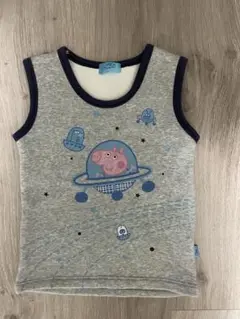 ペッパピッグ ジョージ♡秋冬 裏起毛ベスト 110cm