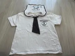 しまむら　フーディ　ミッキーマウス　セーラーTシャツ