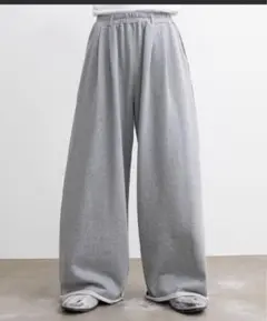 SINSSTwo tuck sweatpants2タックスウェットパンツSサイズ