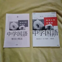 中学国語 解答と解説 & 文豪問題　文英堂