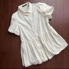 w closet ダブルクローゼット　ストライプ半袖ミニOPSH