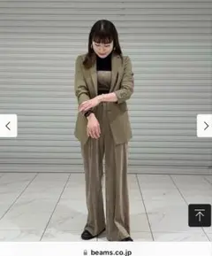 auralee ベロアパンツ