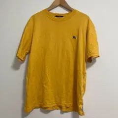バーバリー　BLUE LABEL シャドーホースTシャツ　ノバチェックライン　L
