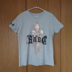 浜崎あゆみ　Ｔシャツ　グレー　Ｌサイズ 　2010 半袖