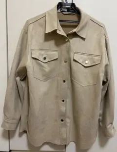 ZARA スウェード ジャケット S