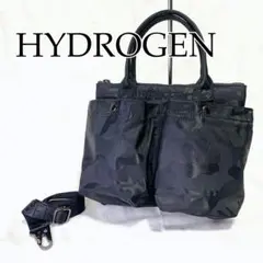 良品　HYDROGEN　メンズ　ショルダーバッグ　カモフラ　ブラック　刺繍 楽天市場】HYDROGEN ハイドロゲン ショルダーバッグ 293912