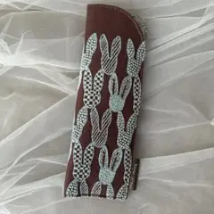 ミナペルホネン　ハンドメイド メガネケース