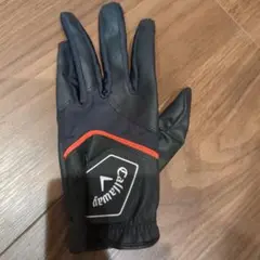 Callaway ゴルフグローブ 23cm 黒/オレンジ
