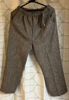 111 新品　大きいサイズ　レディース　パンツ　　ブラウン系　LLサイズ