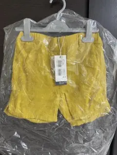 プチバトー　イエローショートパンツ 128cm 47488-01-110