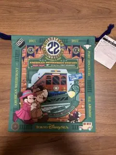 ディズニーシー　22周年　きんちゃく