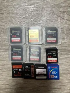 SanDisk Extreme PRO 128GB SDカードセットまとめ売り
