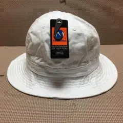 新品 ニューハッタン メトロハットのホワイト 白 S/M