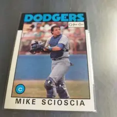 MLB 1986Ｏ-PEE-CHEE　マイク・ソーシア　ロスアンゼルスドジャース